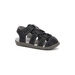See Kai Run Black Toddler Sandal with Gray Sole